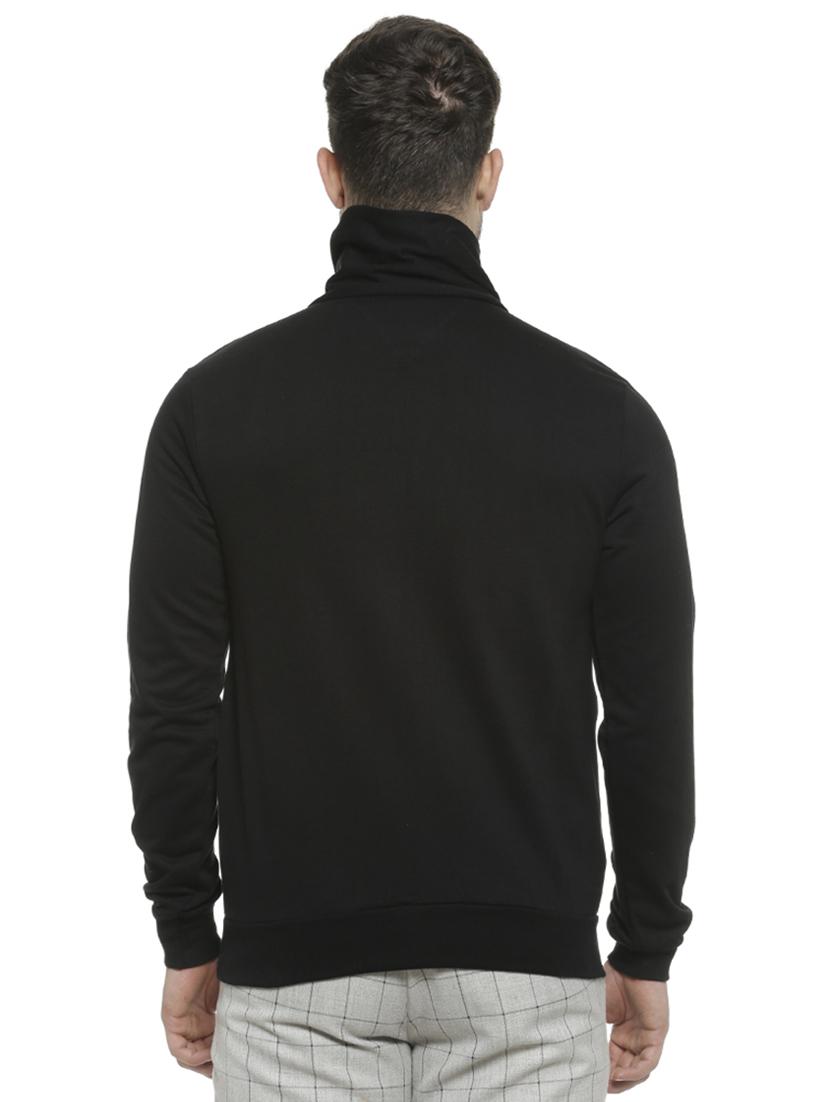 black solid sweatshirt - 16713908 - Zoom Image - 3