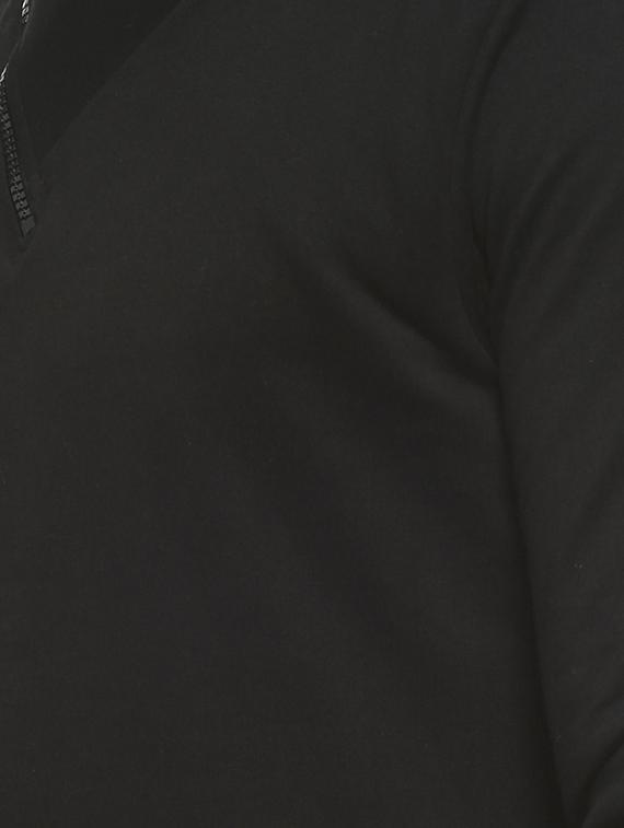 black solid sweatshirt - 16713908 - Zoom Image - 5