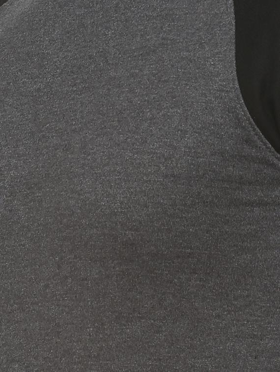 grey color block raglan sweatshirt - 16713915 - Zoom Image - 5