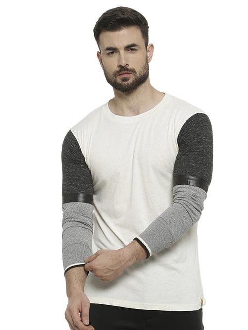 beige cotton tshirt - 16713918 - Standard Image - 1
