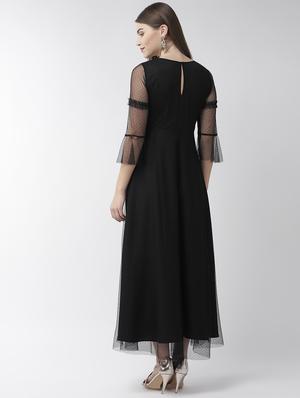 embroidered detail maxi dress - 16713924 - Standard Image - 3