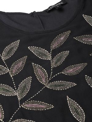 embroidered detail maxi dress - 16713924 - Standard Image - 6