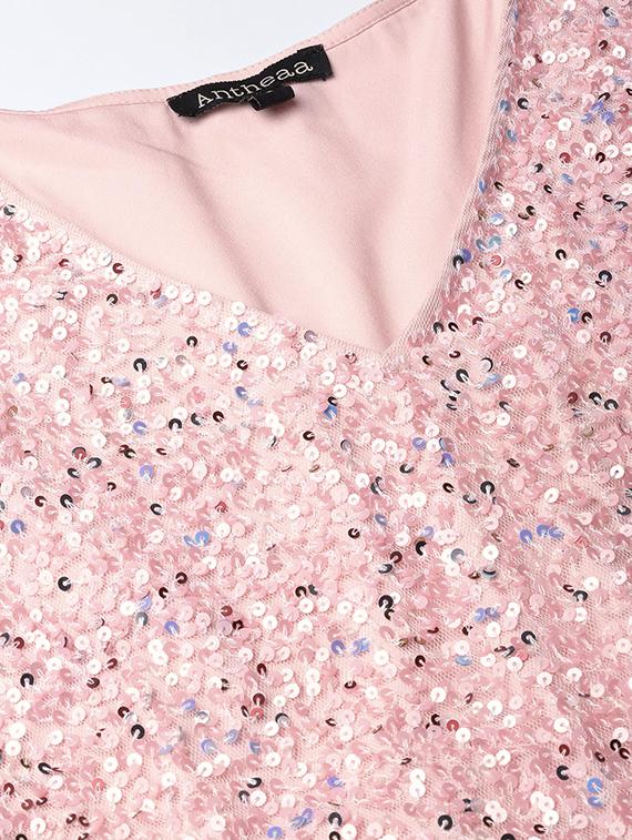 sequin embellished maxi dress - 16713925 - Zoom Image - 4