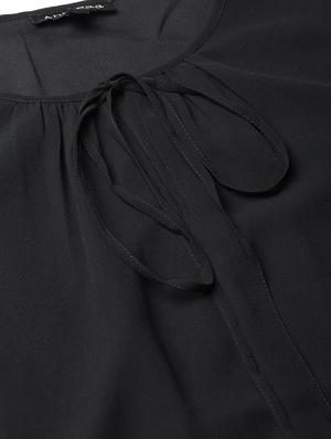 embellished detail tie up neck top - 16713938 - Standard Image - 5