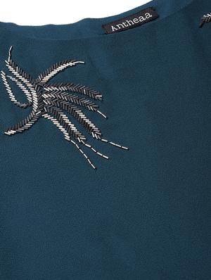 embellished detail ruffle sleeved top - 16713949 - Standard Image - 5