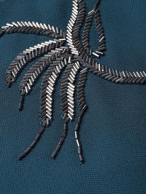 embellished detail ruffle sleeved top - 16713949 - Standard Image - 7