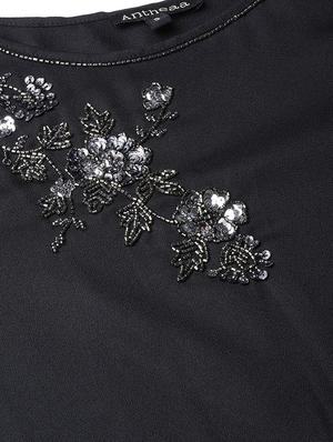 embellished detail bell sleeved top - 16713951 - Standard Image - 5