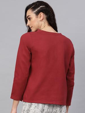 round neck embellished sweatshirt - 16713960 - Standard Image - 3