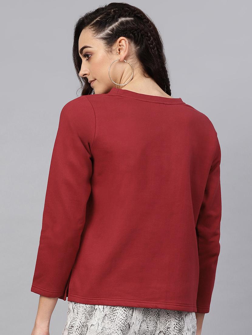 round neck embellished sweatshirt - 16713960 - Zoom Image - 3