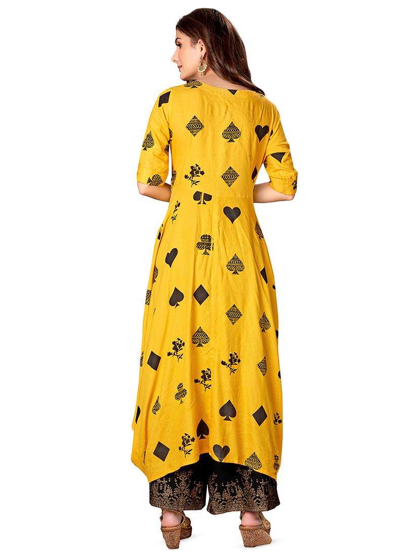 conversational cowl kurta - 16713966 - Zoom Image - 3