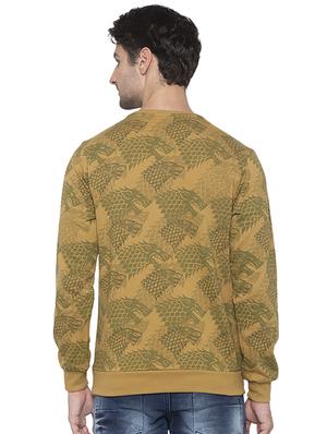 yellow printed sweatshirt - 16713992 - Standard Image - 3