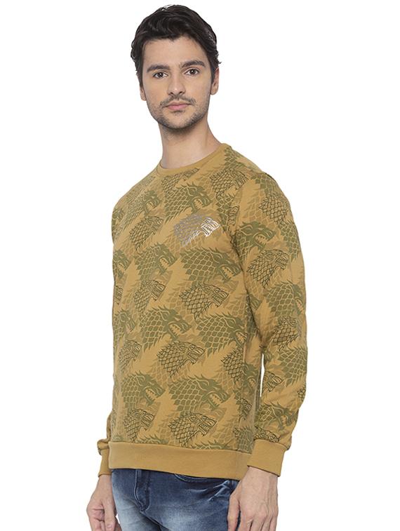 yellow printed sweatshirt - 16713992 - Zoom Image - 2