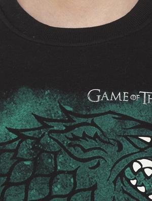 black chest print sweatshirt - 16713993 - Standard Image - 5