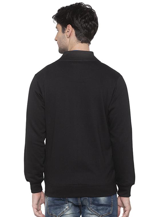 black solid sweatshirt - 16713998 - Zoom Image - 3