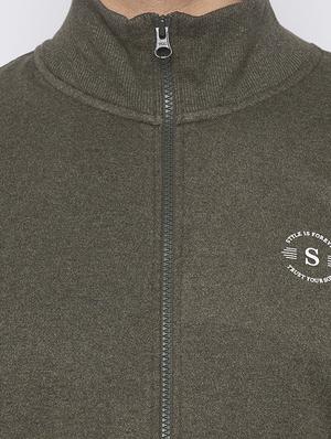green solid sweatshirt - 16713999 - Standard Image - 5