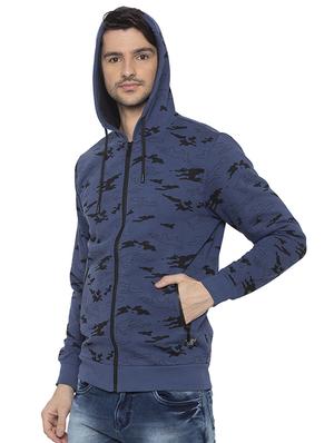 blue printed sweatshirt - 16714007 - Standard Image - 2