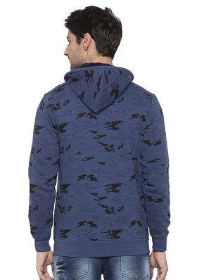 blue printed sweatshirt - 16714007 - Standard Image - 3