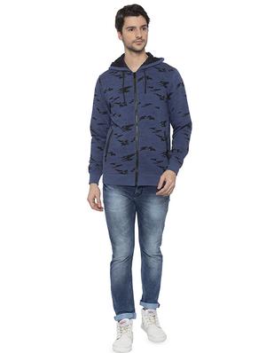 blue printed sweatshirt - 16714007 - Standard Image - 4