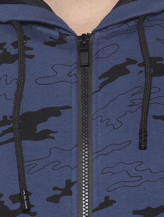 blue printed sweatshirt - 16714007 - Zoom Image - 5