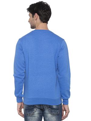 blue chest print sweatshirt - 16714008 - Standard Image - 3