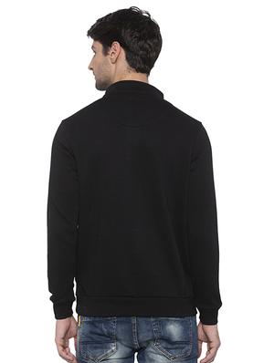 black solid sweatshirt - 16714009 - Standard Image - 3