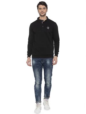 black solid sweatshirt - 16714009 - Standard Image - 4