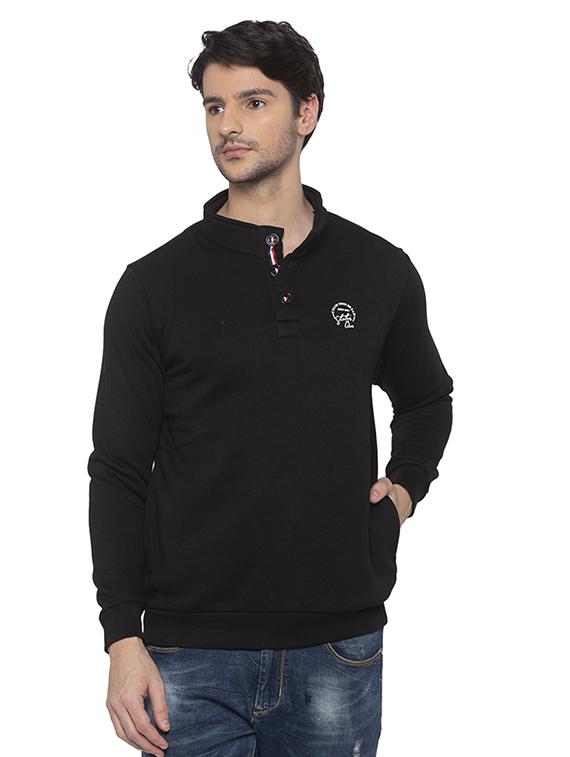black solid sweatshirt - 16714009 - Zoom Image - 1