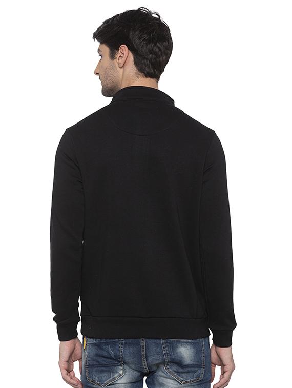 black solid sweatshirt - 16714009 - Zoom Image - 3