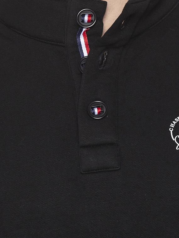 black solid sweatshirt - 16714009 - Zoom Image - 5