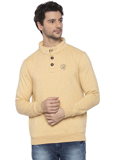 yellow solid sweatshirt - 16714010 - Standard Image - 1