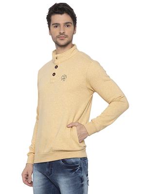 yellow solid sweatshirt - 16714010 - Standard Image - 2