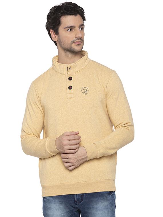 yellow solid sweatshirt - 16714010 - Zoom Image - 1