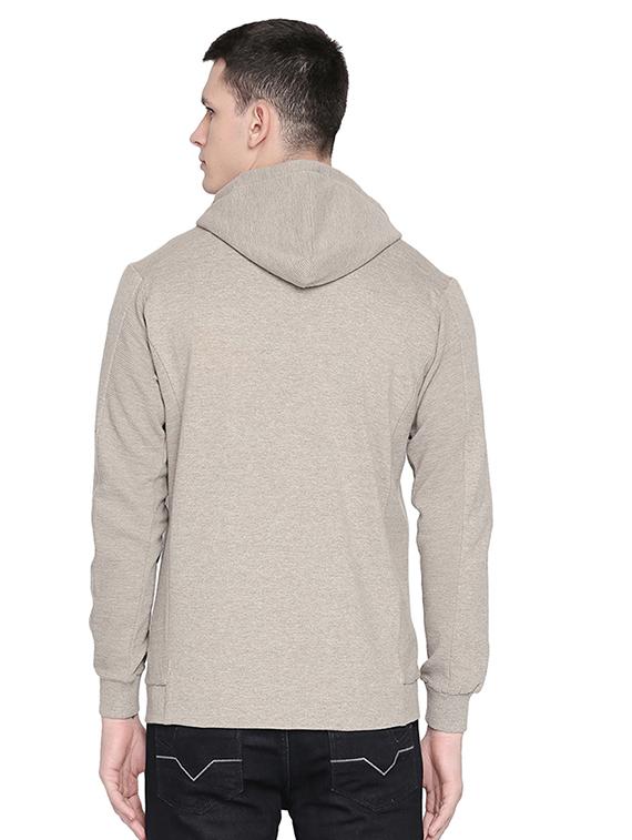 beige solid sweatshirt - 16714019 - Zoom Image - 3