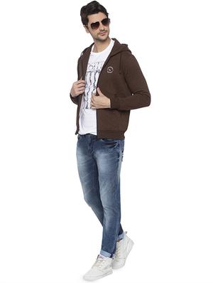 brown solid sweatshirt - 16714021 - Standard Image - 4