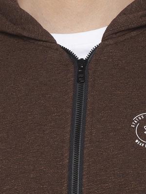 brown solid sweatshirt - 16714021 - Standard Image - 5