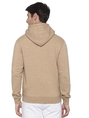 beige solid sweatshirt - 16714022 - Standard Image - 3