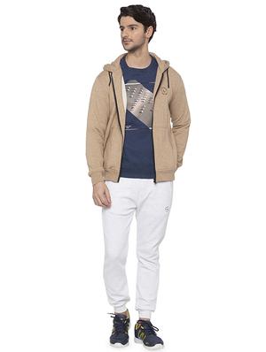 beige solid sweatshirt - 16714022 - Standard Image - 4
