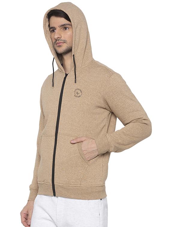 beige solid sweatshirt - 16714022 - Zoom Image - 2