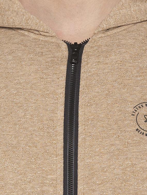 beige solid sweatshirt - 16714022 - Zoom Image - 5