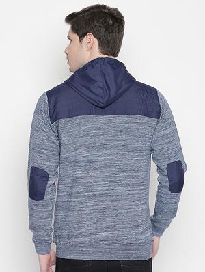 blue color block sweatshirt - 16714025 - Standard Image - 3