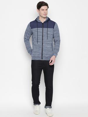 blue color block sweatshirt - 16714025 - Standard Image - 4