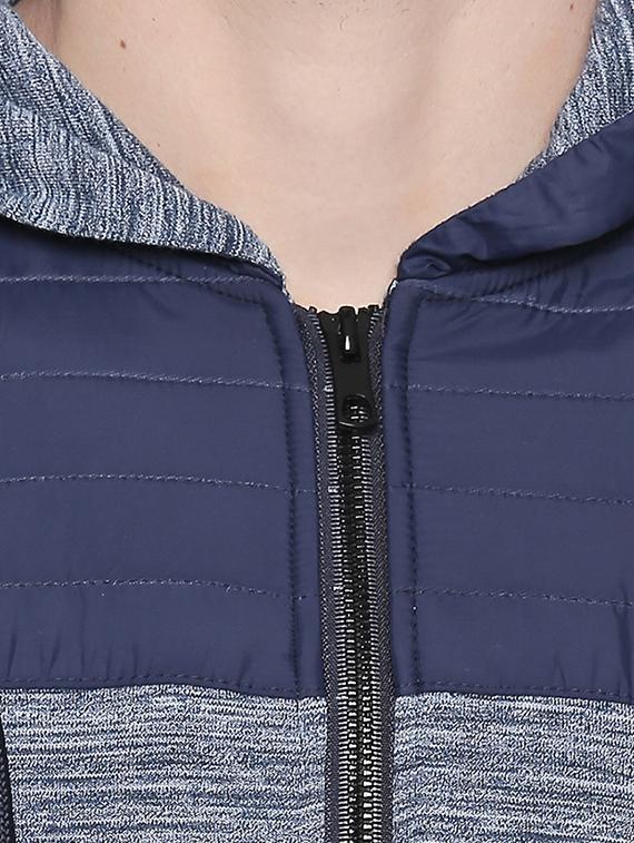 blue color block sweatshirt - 16714025 - Zoom Image - 5