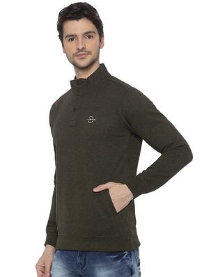 green solid sweatshirt - 16714027 - Standard Image - 2