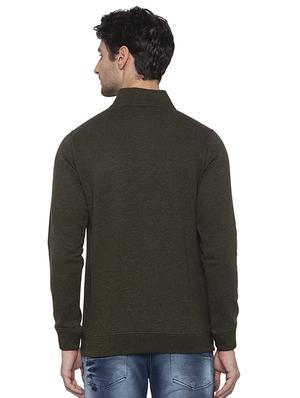 green solid sweatshirt - 16714027 - Standard Image - 3