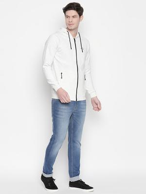 white solid sweatshirt - 16714041 - Standard Image - 4
