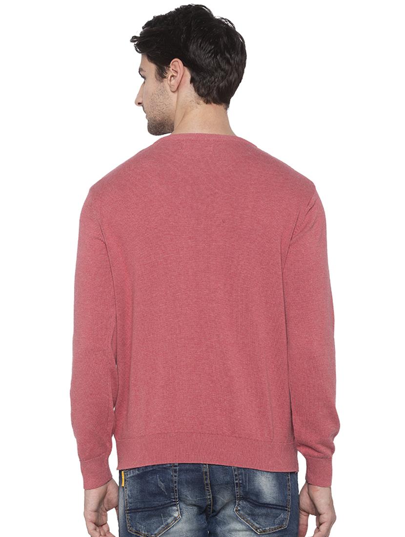 red solid pullover - 16714052 - Zoom Image - 3