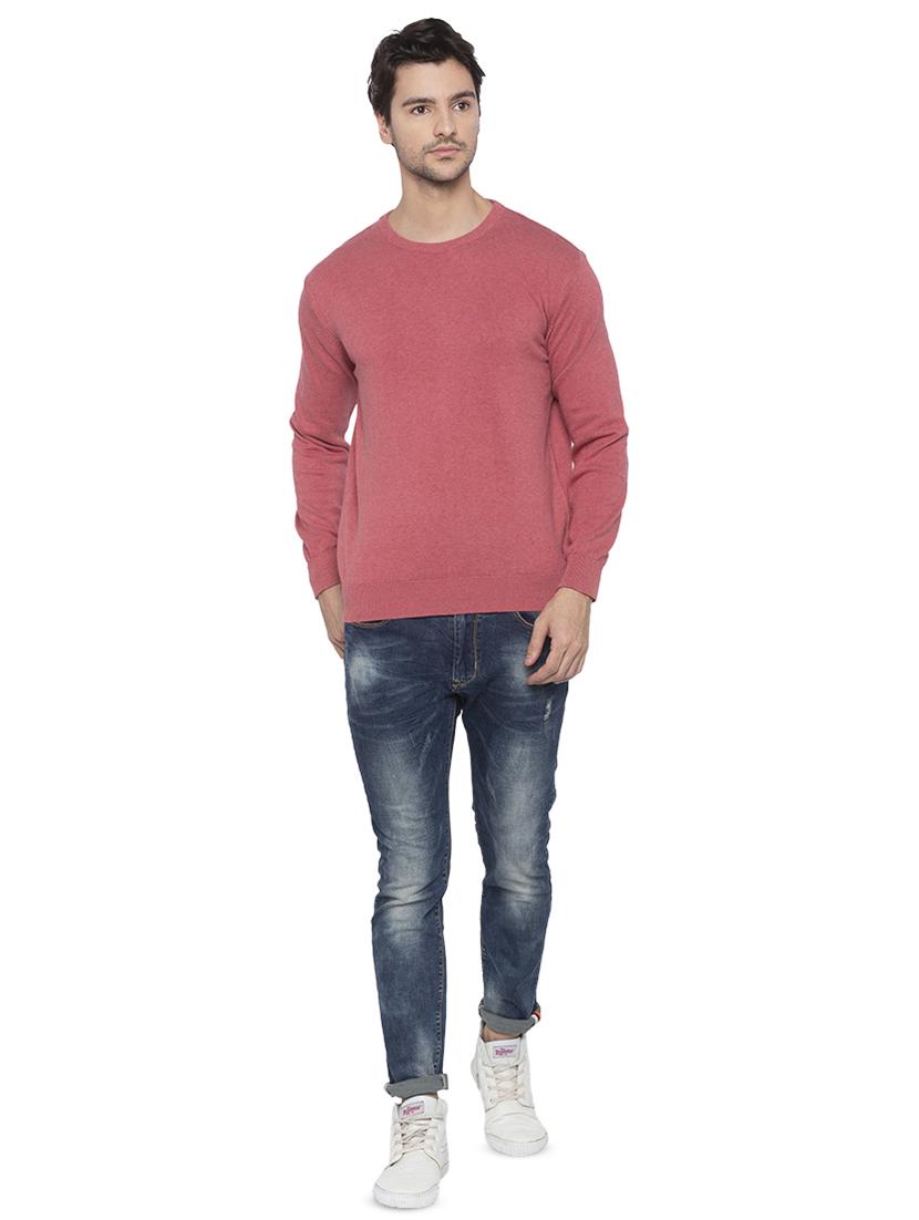red solid pullover - 16714052 - Zoom Image - 4
