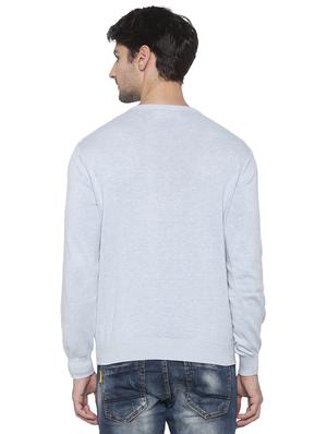 light blue solid pullover - 16714053 - Standard Image - 3