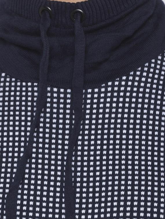 blue checkered pullover - 16714054 - Zoom Image - 5