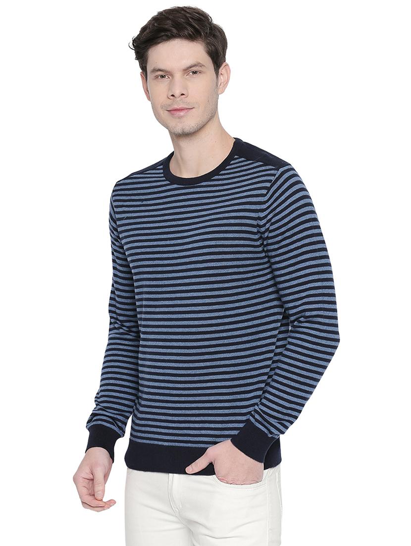 blue striped pullover - 16714055 - Zoom Image - 2
